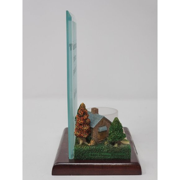 Our America Thomas Kinkade Candle Plaque The End Of A Perfect Day #28019 - Picture 5 of 13